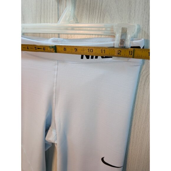 Nike Pro Hyperwarm White Leggings SIZE Medium Orig $70 854965-043 - Picture 10 of 11